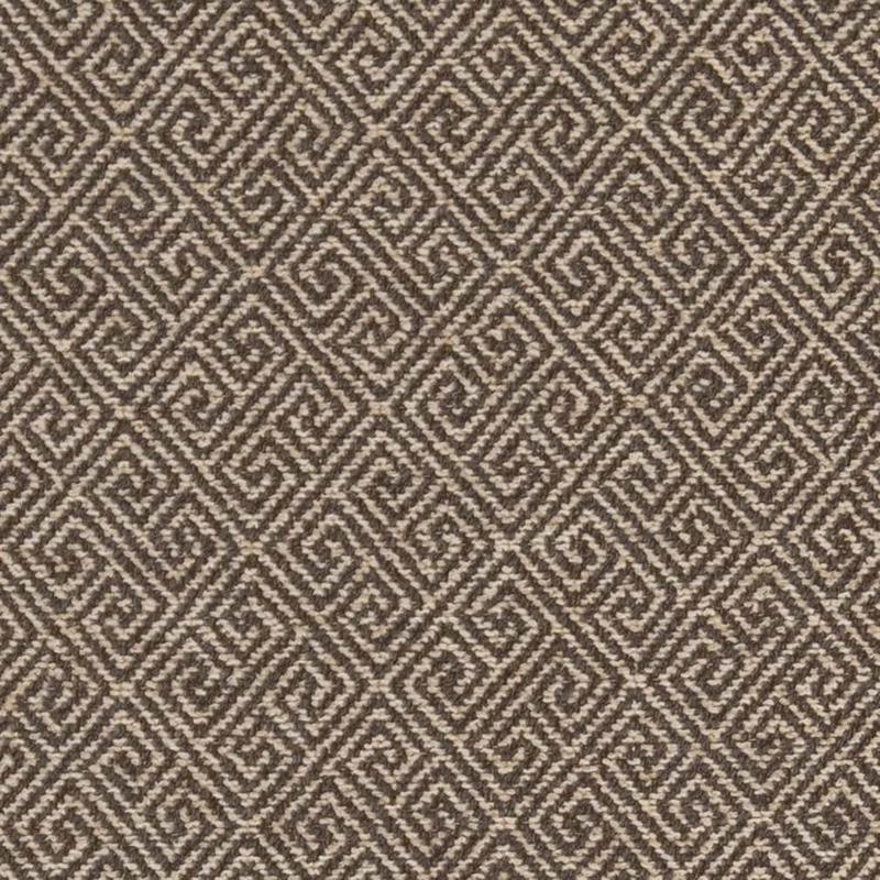 D2619 Greek Key Walnut by Charlotte Fabric