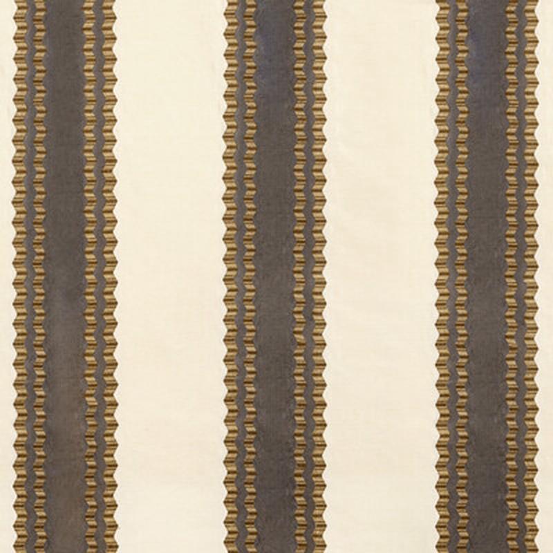 Waldon Stripe Brown by Lee Jofa Fabric