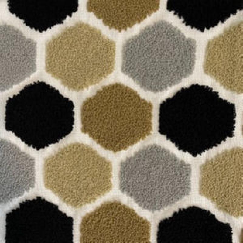 Bounce Black Tan by Norbar Fabric