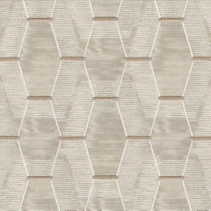 Zander Semi Natural Flax by Norbar Fabric