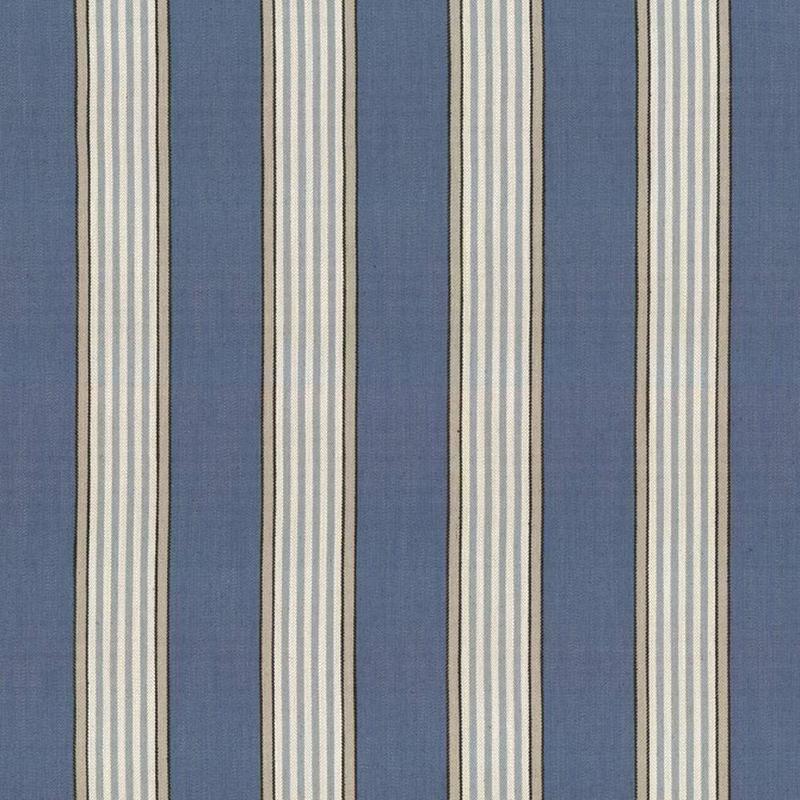 Carnegie Stripe Indigo by Kasmir Fabric