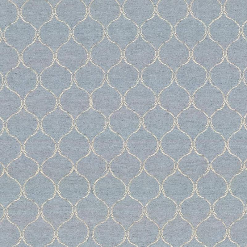 Gazebo Trellis Ice Blue by Kasmir Fabric