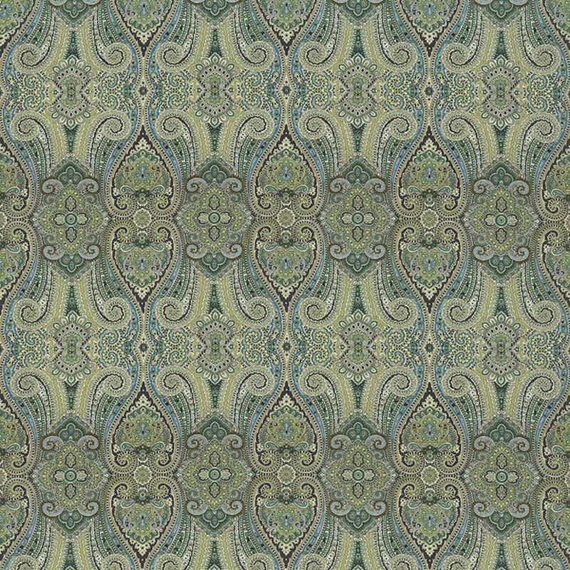Grand Paisley Peacock by Kasmir Fabric