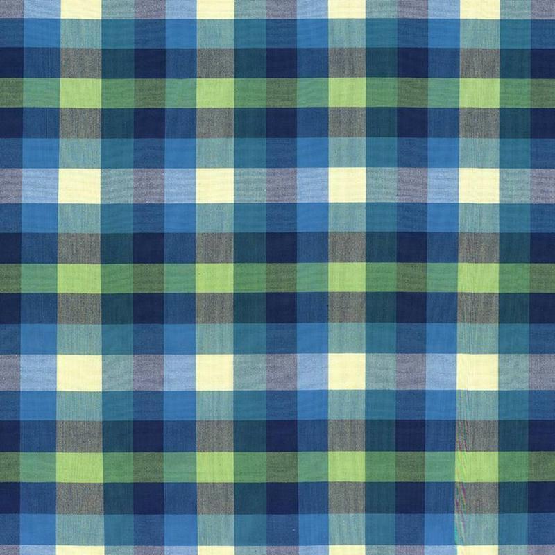Grimaldi Check Mediterranean by Kasmir Fabric