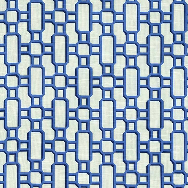 Hakkasan Fret Hyacinth by Kasmir Fabric