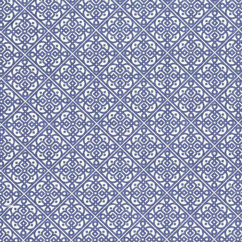 Perot Trellis Aquarium by Kasmir Fabric