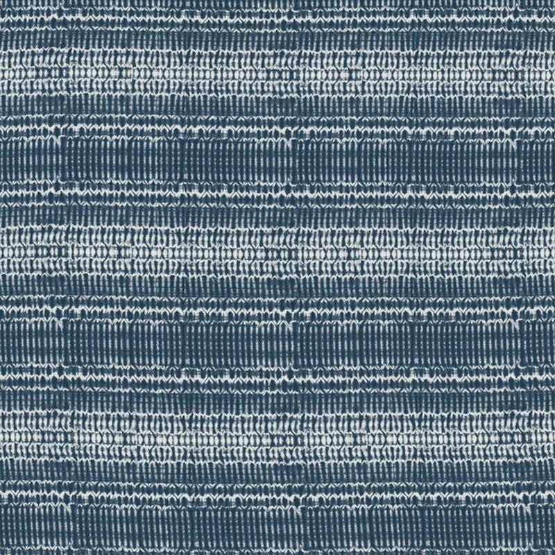 Accordion Indigo by Kasmir Fabric