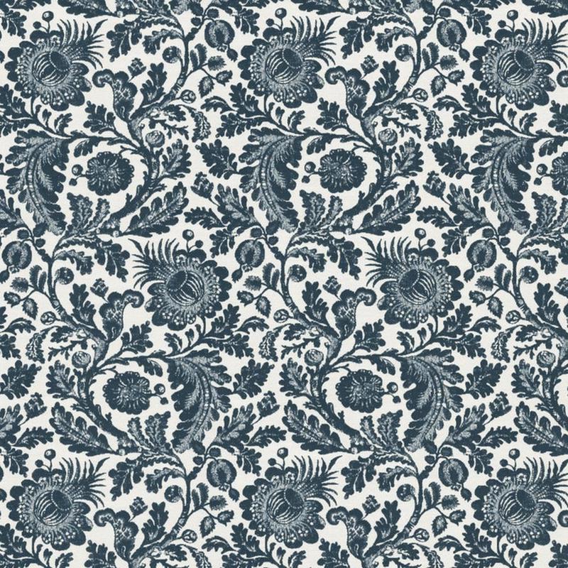 All A Flutter Indigo by Kasmir Fabric