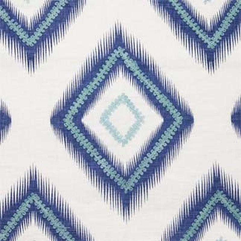 Indian Queen Monaco Blue 3443211004 by Carole Fabric Exclusive