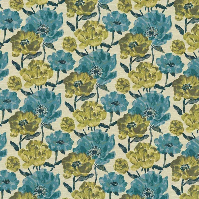 Verdier Turquoise by Kasmir Fabric