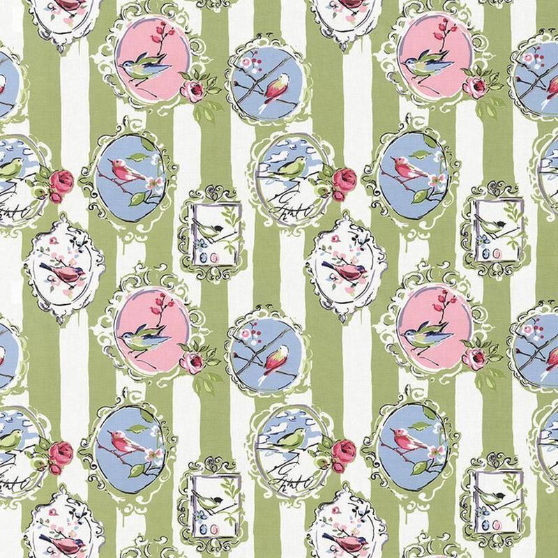 Watch The Birdie Kiwi by Kasmir Fabric