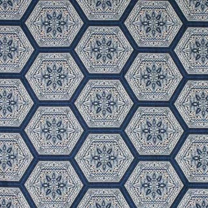 West Egg Cobalt 7916011006 by Carole Fabric Exclusive