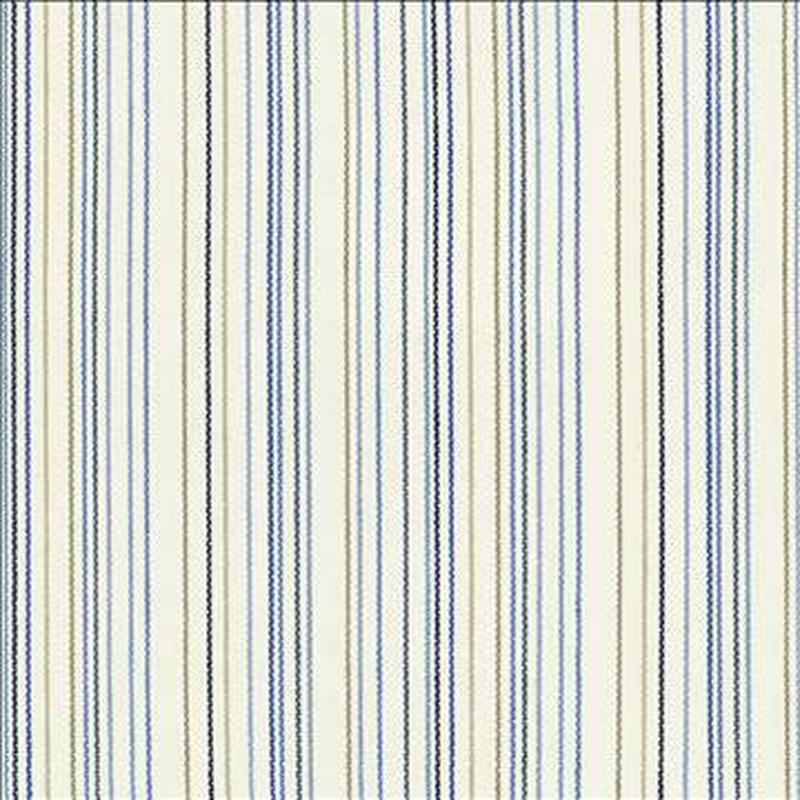 Larson Stripe Indigo by Kasmir Fabric