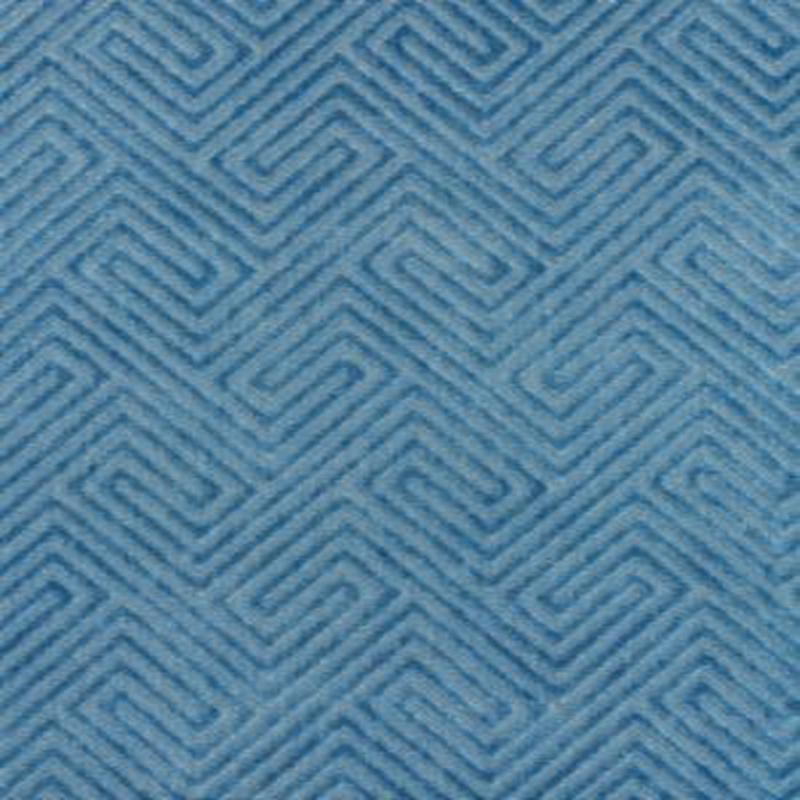 Scalamandre Fabric Meander Velvet Denim