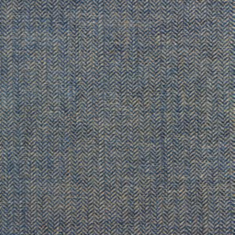 Scalamandre Fabric Oxford Herringbone Weave Denim