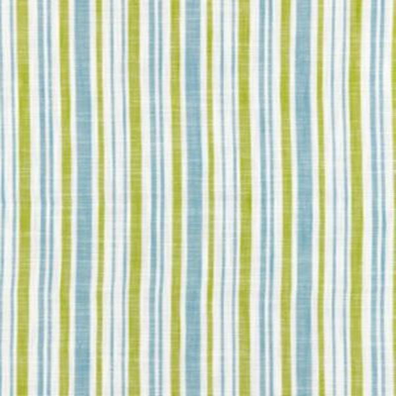 Scalamandre Fabric Pembroke Stripe Ocean Palm