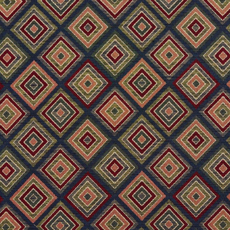 1967 Navy Diamond by Charlotte Fabric