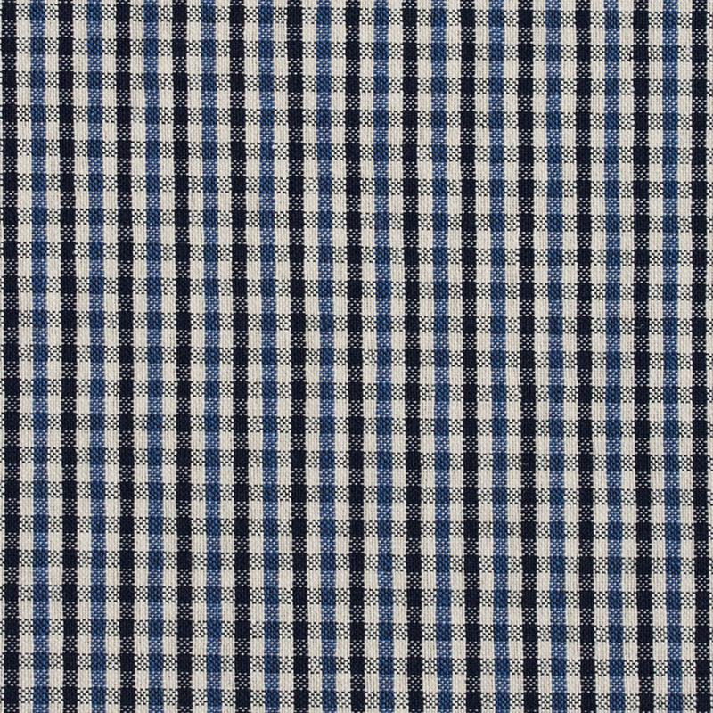 5819 Cobalt Check by Charlotte Fabric