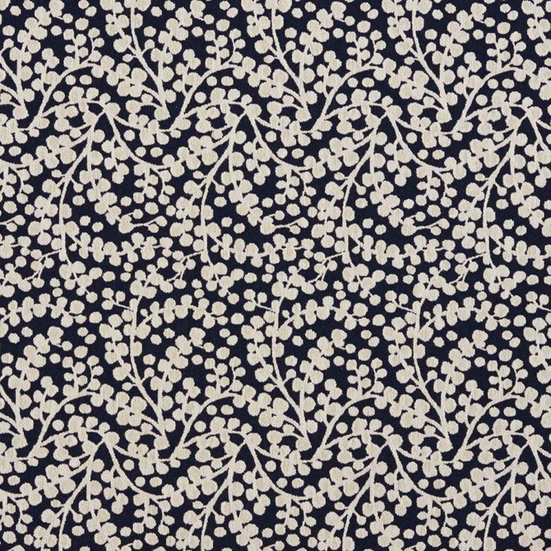 5869 Cobalt Vine by Charlotte Fabric