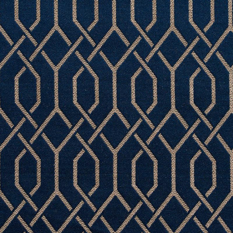 D189 Sapphire Lattice by Charlotte Fabric