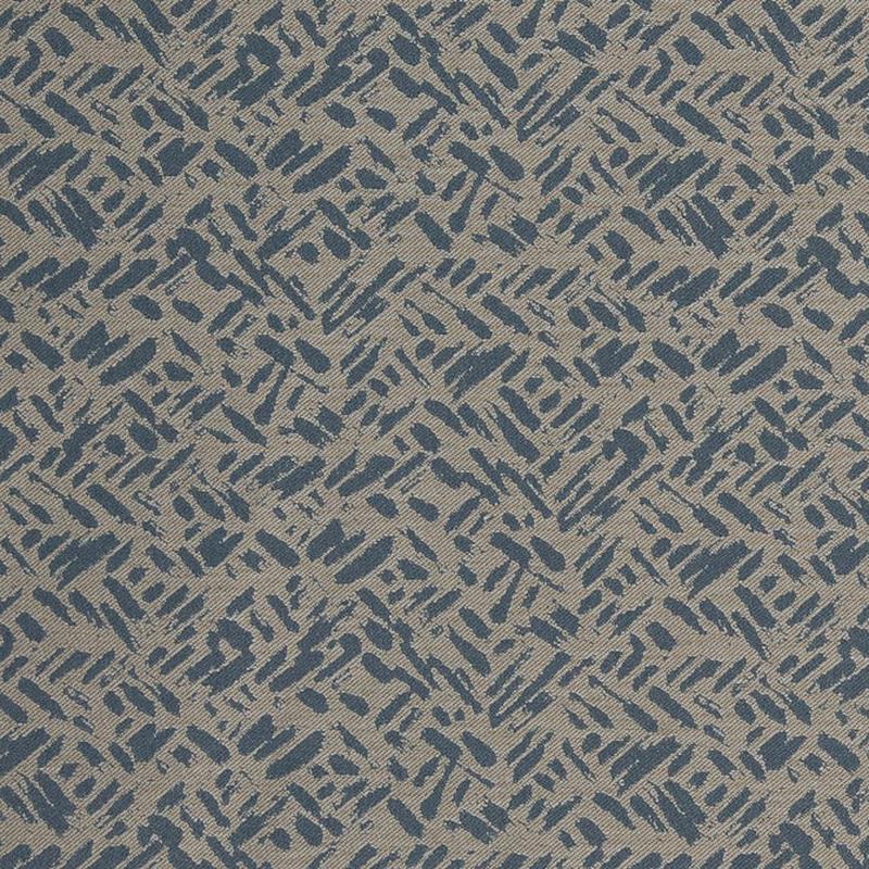 D911 Rice/Cobalt by Charlotte Fabric