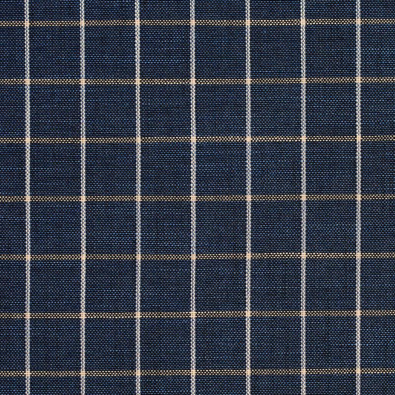 D127 Indigo Checkerboard by Charlotte Fabric