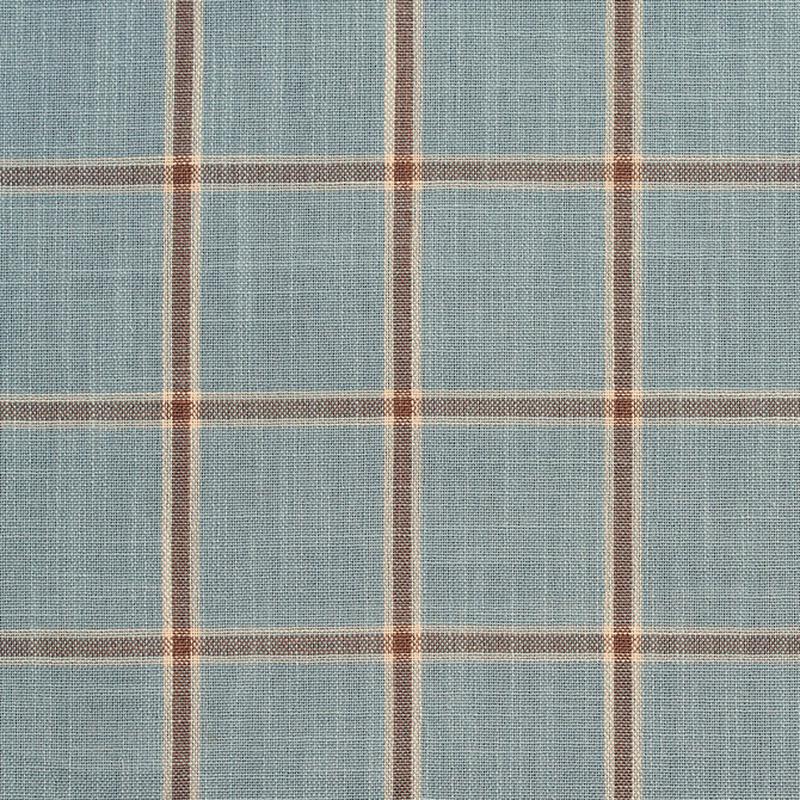 D139 Cornflower Windowpane by Charlotte Fabric