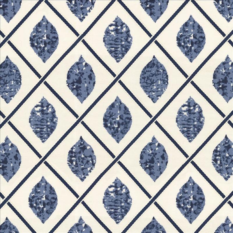Collage Blue by Kasmir Fabric