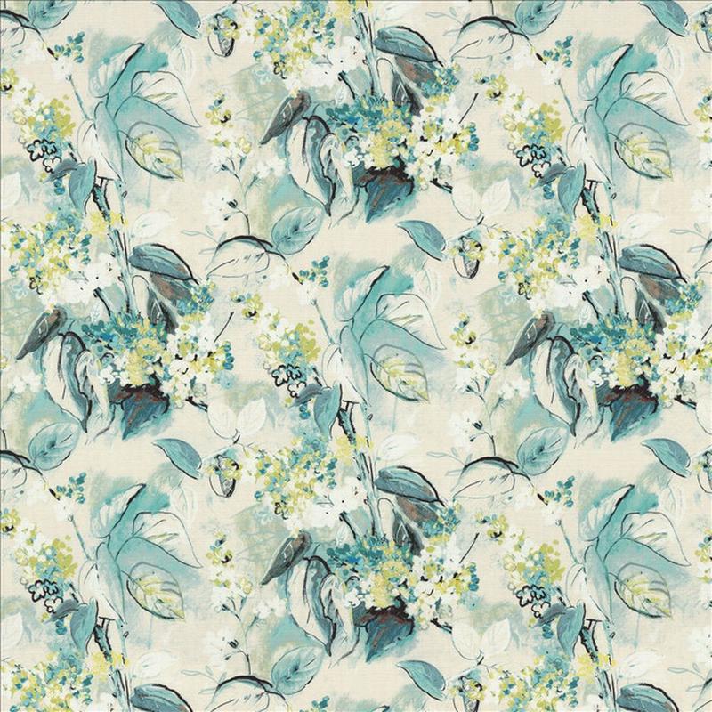 Pleasant Garden Menthe by Kasmir Fabric