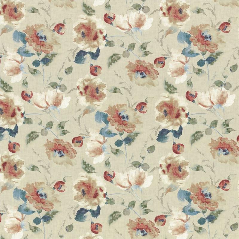 Highgrove Floral Antique Rose by Kasmir Fabric