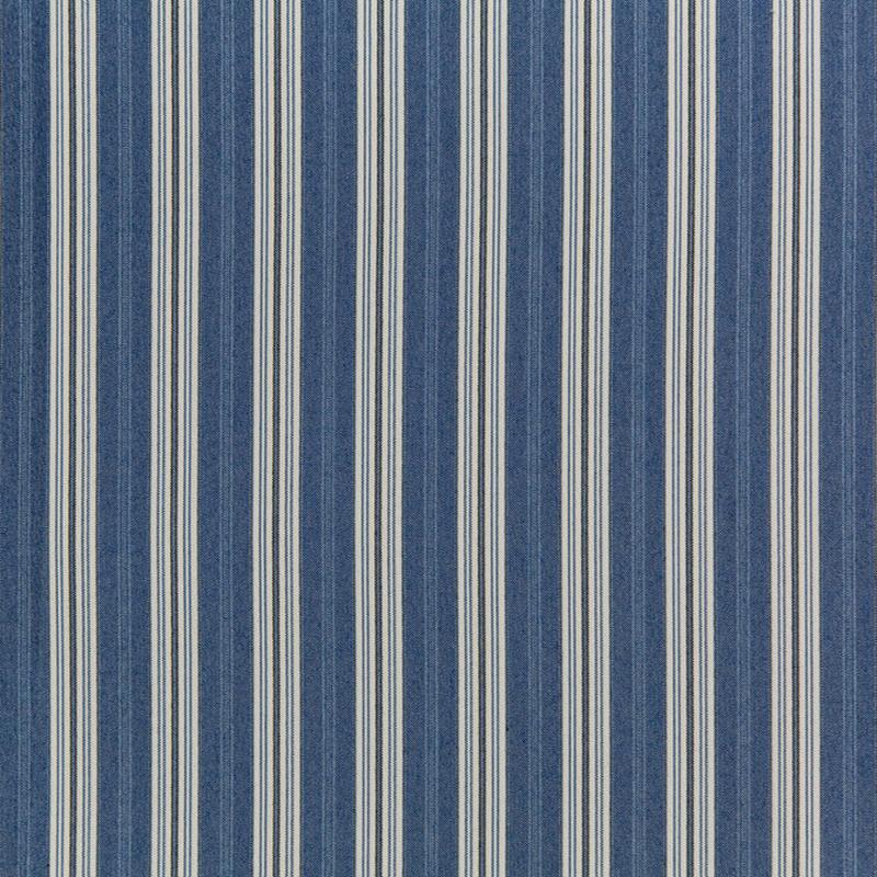 Hull Stripe Marine by Kravet Design Fabric