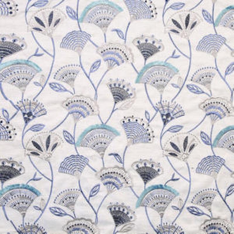 Selena Navy by Norbar Fabric
