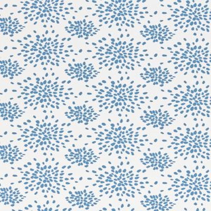 Scalamandre Fabric Fireworks Cotton Print Delphinium