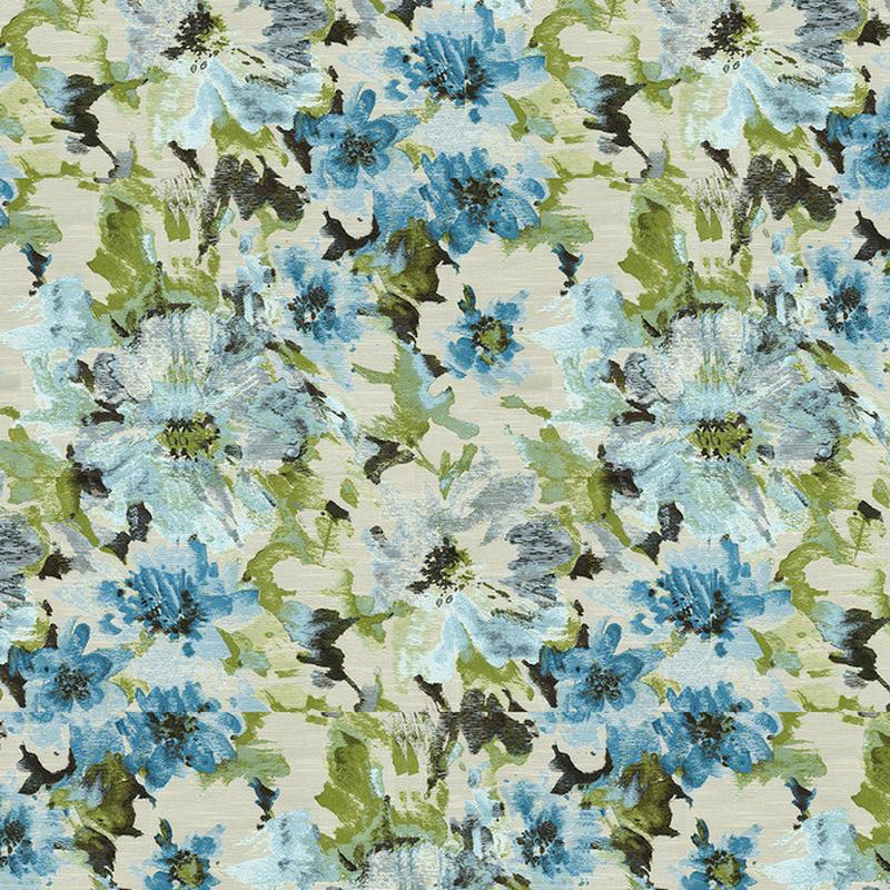 Dodger 34 Turquoise by ABBEYSHEA Fabric