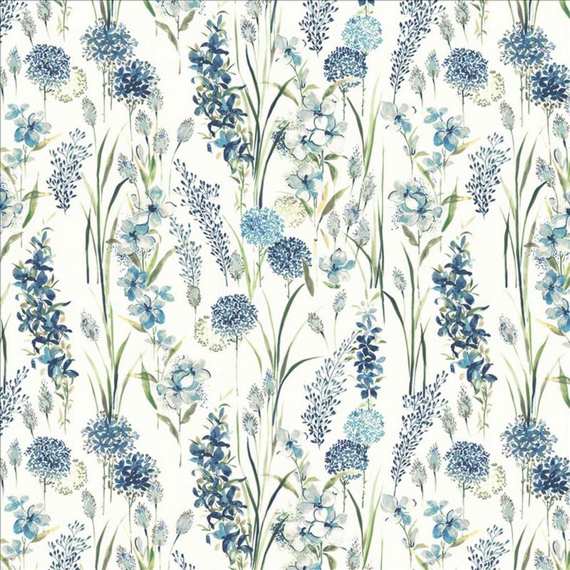Spice Of Life Blue by Kasmir Fabric