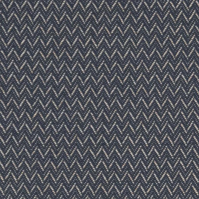 D2621 Chevron Navy by Charlotte Fabric