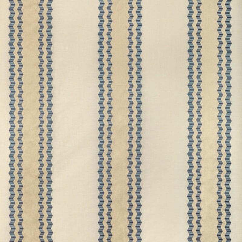Waldon Stripe Blue by Lee Jofa Fabric