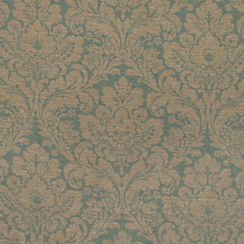 Acanthus Damask Blue by Lee Jofa Fabric