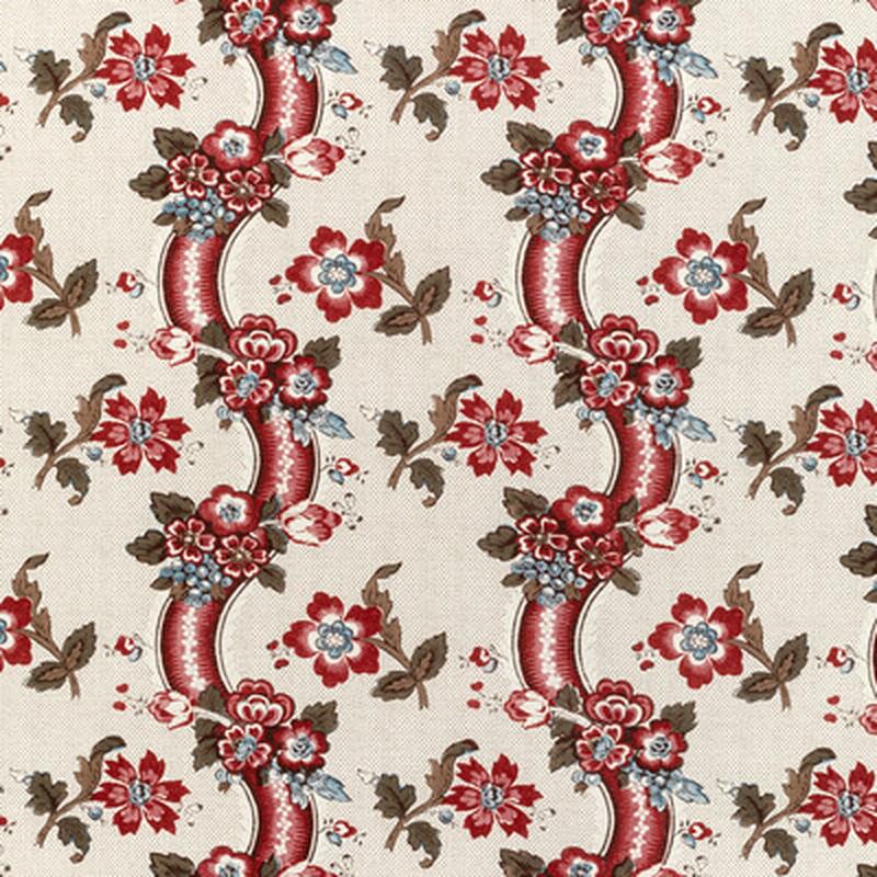 Benday Print Red/Blue by Lee Jofa Fabric