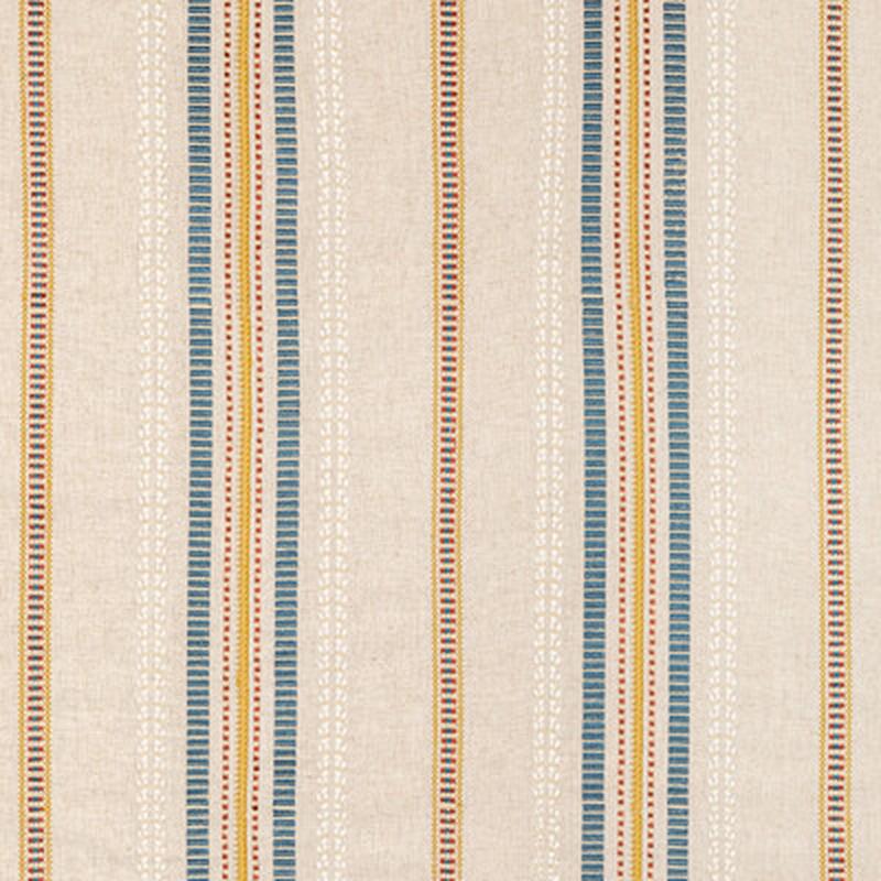 Nautique Emb Denim/Gold by Lee Jofa Fabric