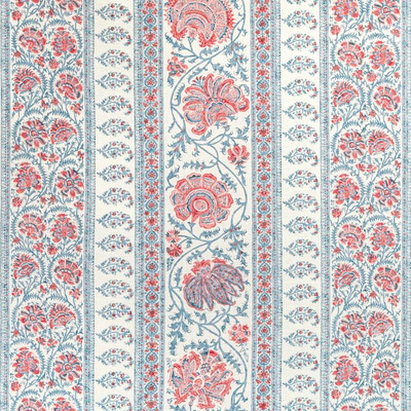 Indiennes Stripe Berry by Lee Jofa Fabric