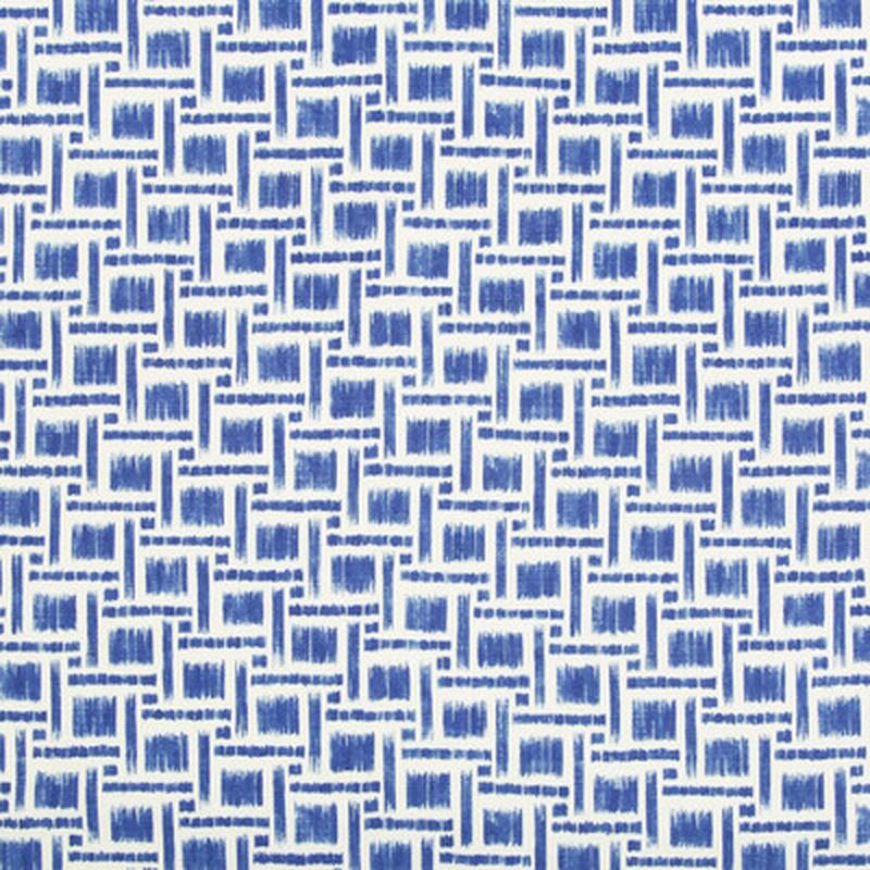 Mira Print Blue by Brunschwig & Fils Fabric