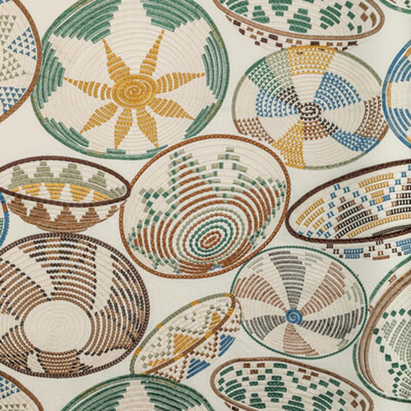 Bendi Emb Rattan by Brunschwig & Fils Fabric