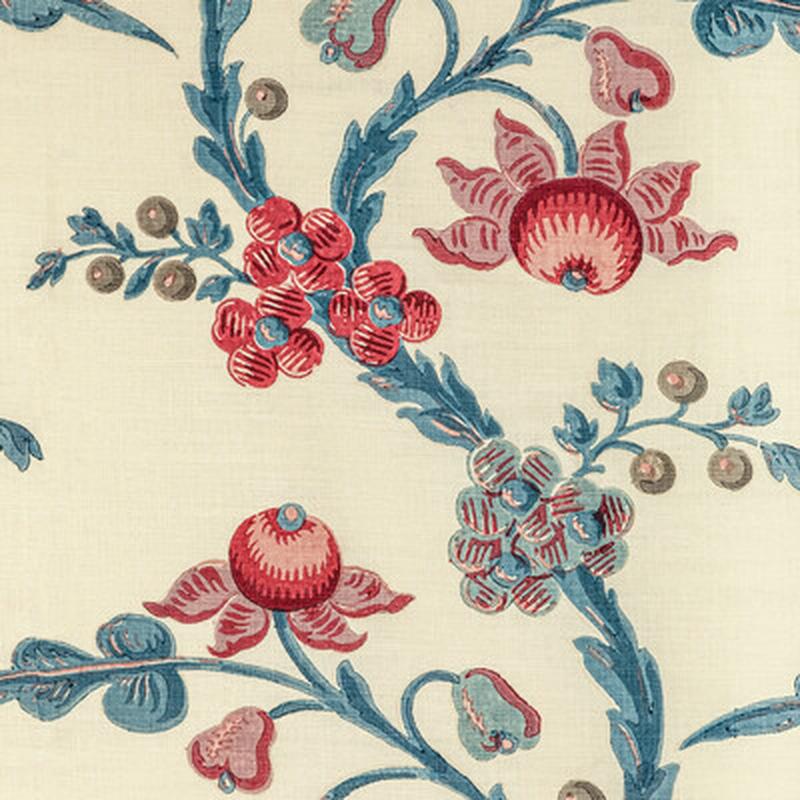 Le Brun Print Raspberry by Brunschwig & Fils Fabric