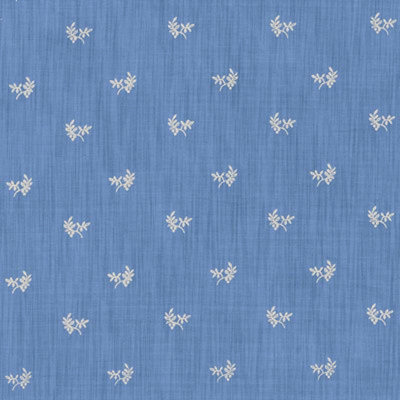 Bayberry Strie Canton Blue by Brunschwig & Fils Fabric