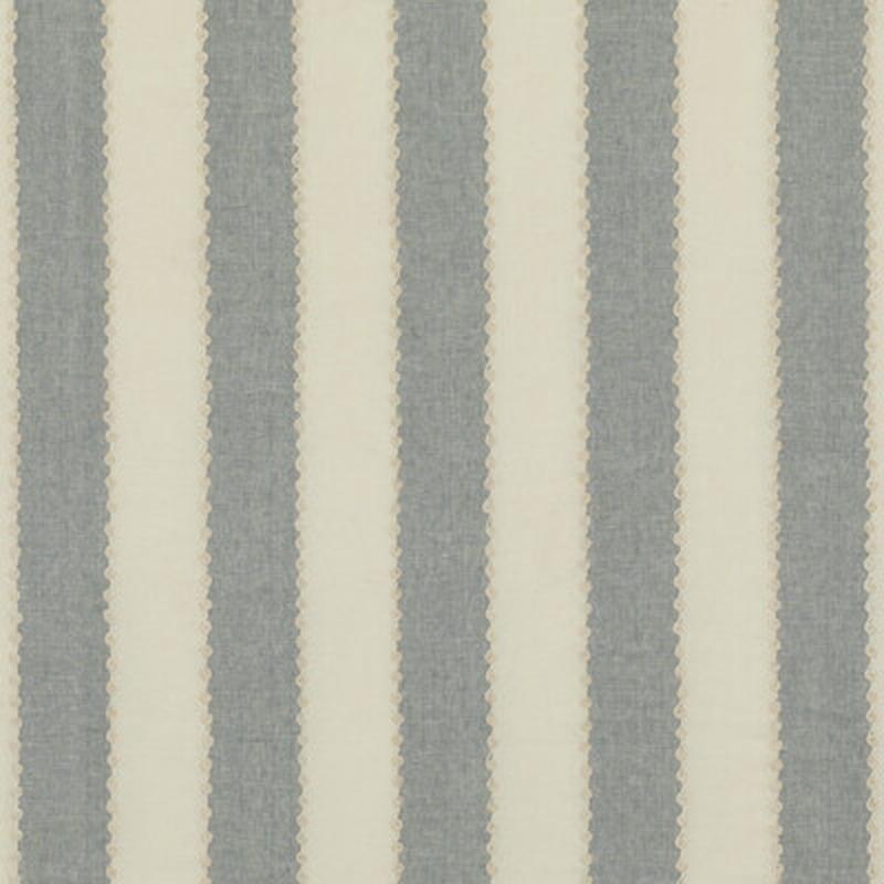 Ashmore Stripe Blue by G P & J Baker Fabric