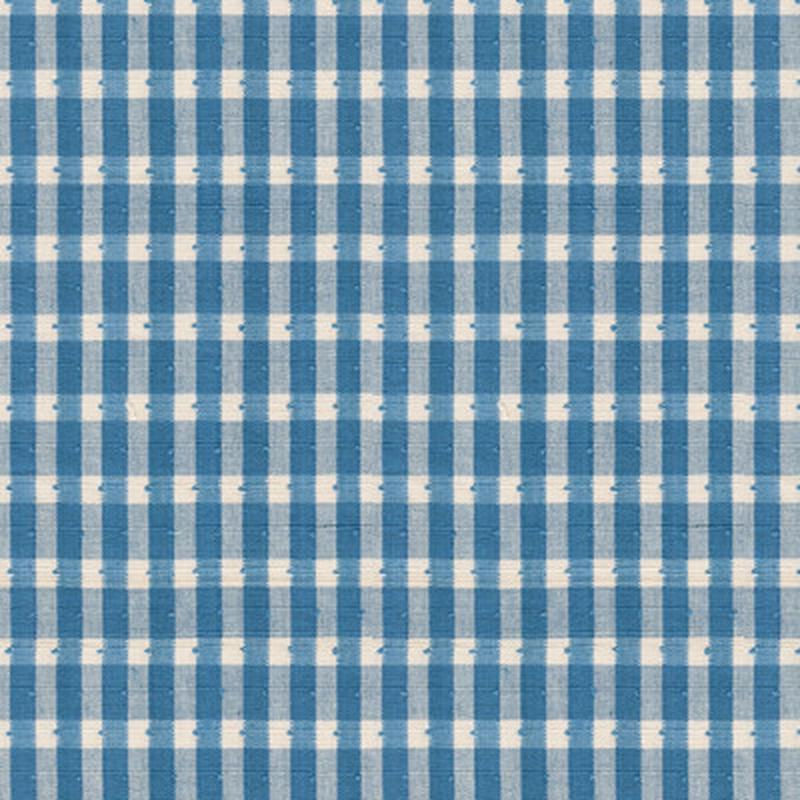 Halsey Cotton Check Oxford Blue by Brunschwig & Fils Fabric