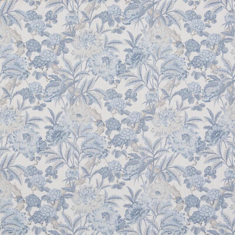 Summer Peony Blue by G P & J Baker Fabric