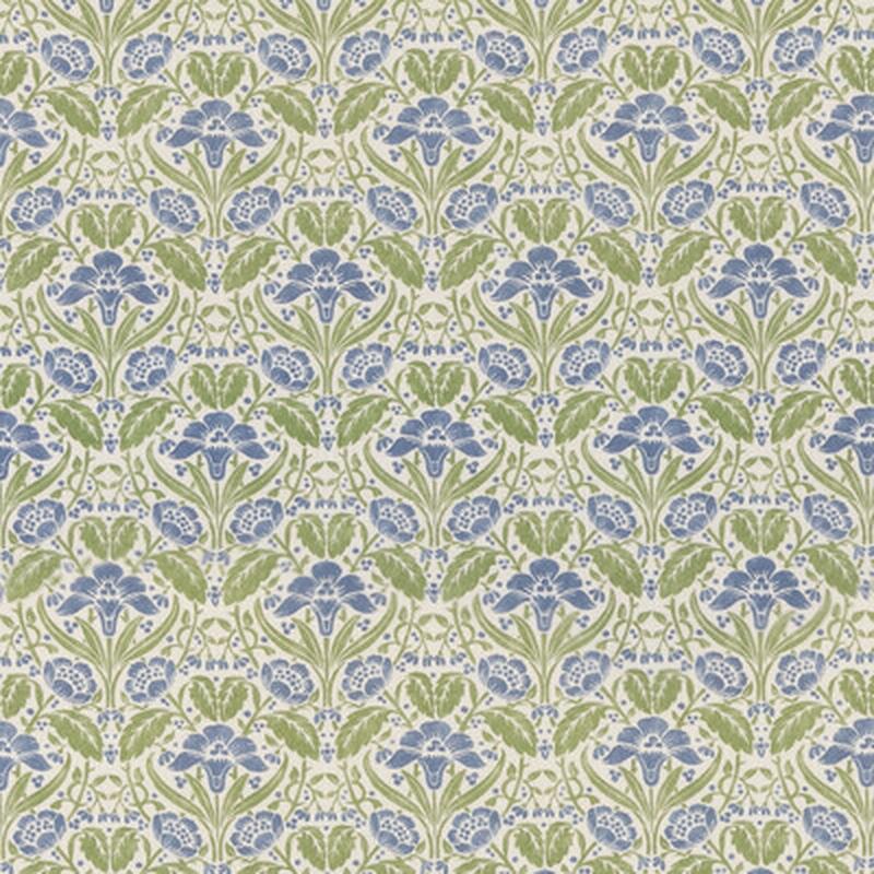Iris Meadow Blue/Green by G P & J Baker Fabric