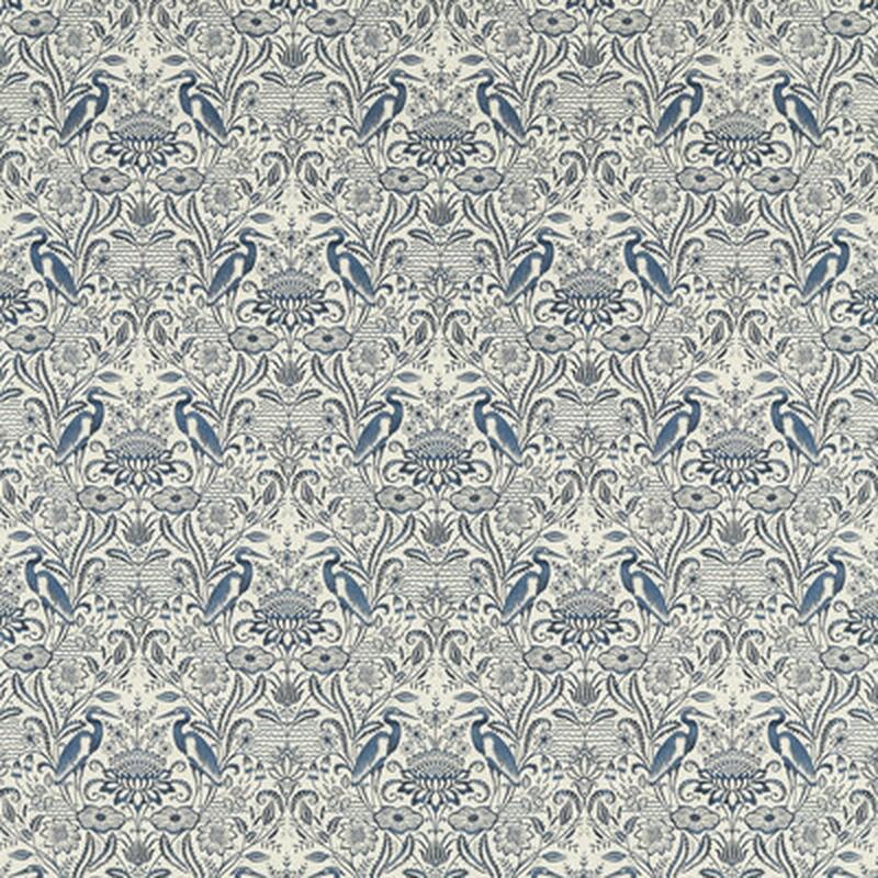 Nakuru Midnight/Linen by Clarke And Clarke Fabric